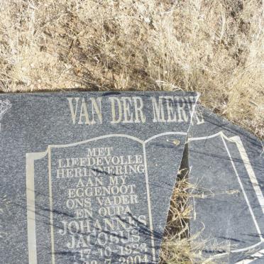 MERWE Johannes Jacobus, van der 1923-2004