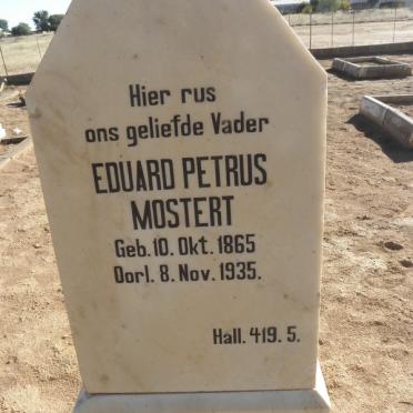 MOSTERT Eduard Petrus 1865-1935