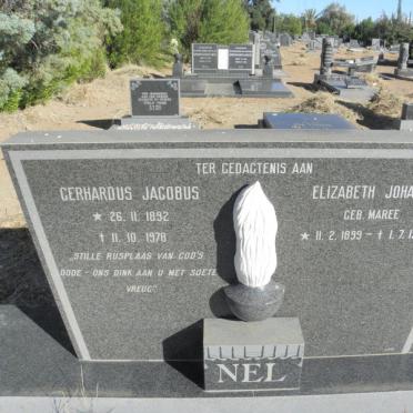 NEL Gerhardus Jacobus 1892-1978 &amp; Elizabeth Johanna MAREE 1899-1995