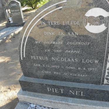 NEL Petrus Nicolaas Louw 1897-1957