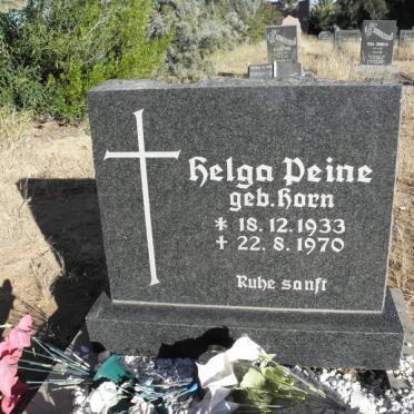 PEINE Helga nee HORN 1933-1970
