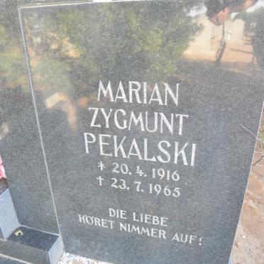 PEKALSKI Marian Zygmunt 1916-1965