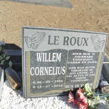 ROUX Willem Cornelius, le 1926-2010