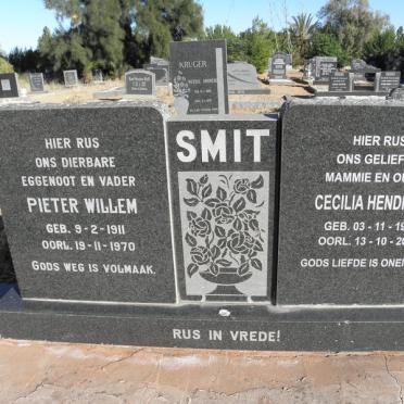 SMIT Pieter Willem 1911-1970 &amp; Cecilia Hendrina 1921-2003
