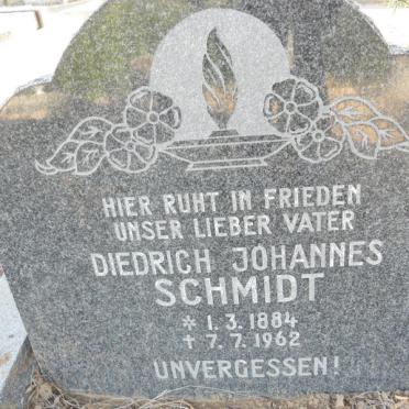 SCHMIDT Diedrich Johannes 1884-1962