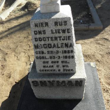 SNYMAN Magdalena 1959-1959