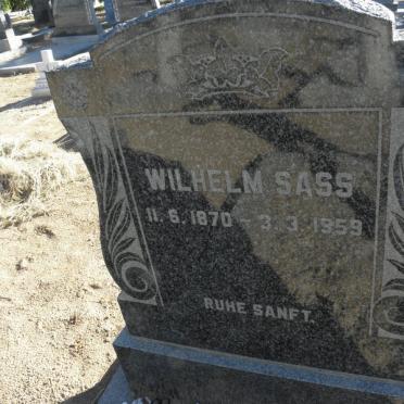 SASS Wilhelm 1870-1959