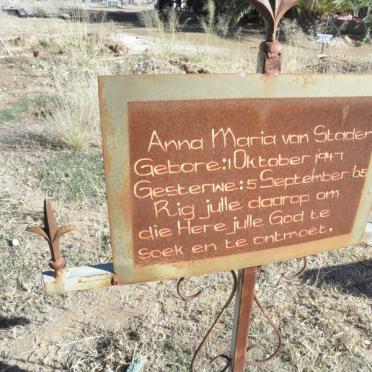 STADEN Anna Maria, van 1947-2005