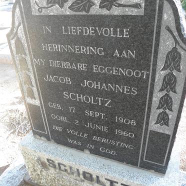 SCHOLTZ Jacob Johannes 1908-1960