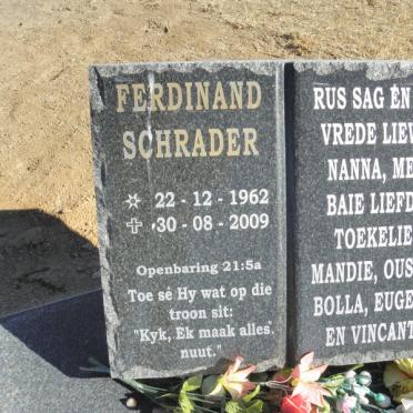 SCHRADER Ferdinand 1962-2009