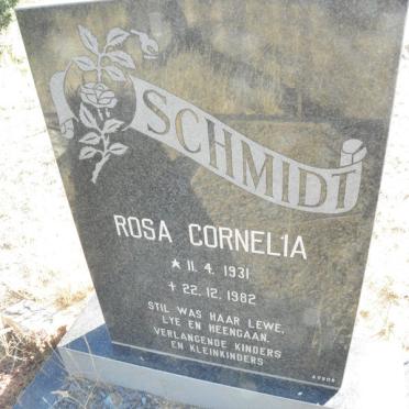 SCHMIDT Rosa Cornelia 1931-1982