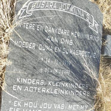 SCHOLTZ Susara Johannas 1919-1999