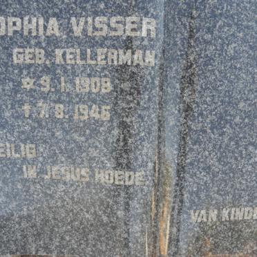 VISSER Sophia nee KELLERMAN 1908-1946