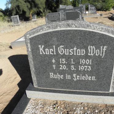 WOLF Karl Gustav 1901-1973