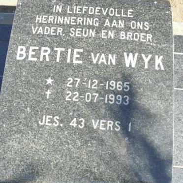 WYK Bertie, van 1965-1993