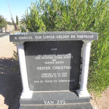 ZYL Hester Christina, van 1930-1999