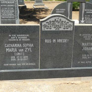 ZYL Marthinus Johannes, van 1889-1978 &amp; Catharina Sophia Maria SMIT 1899-1967