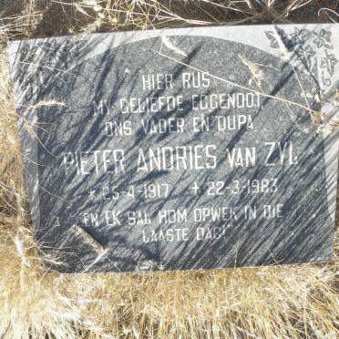 ZYL Pieter Andries, van 1917-1983