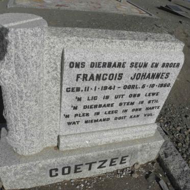 COETZEE Francois Johannes 1941-1960