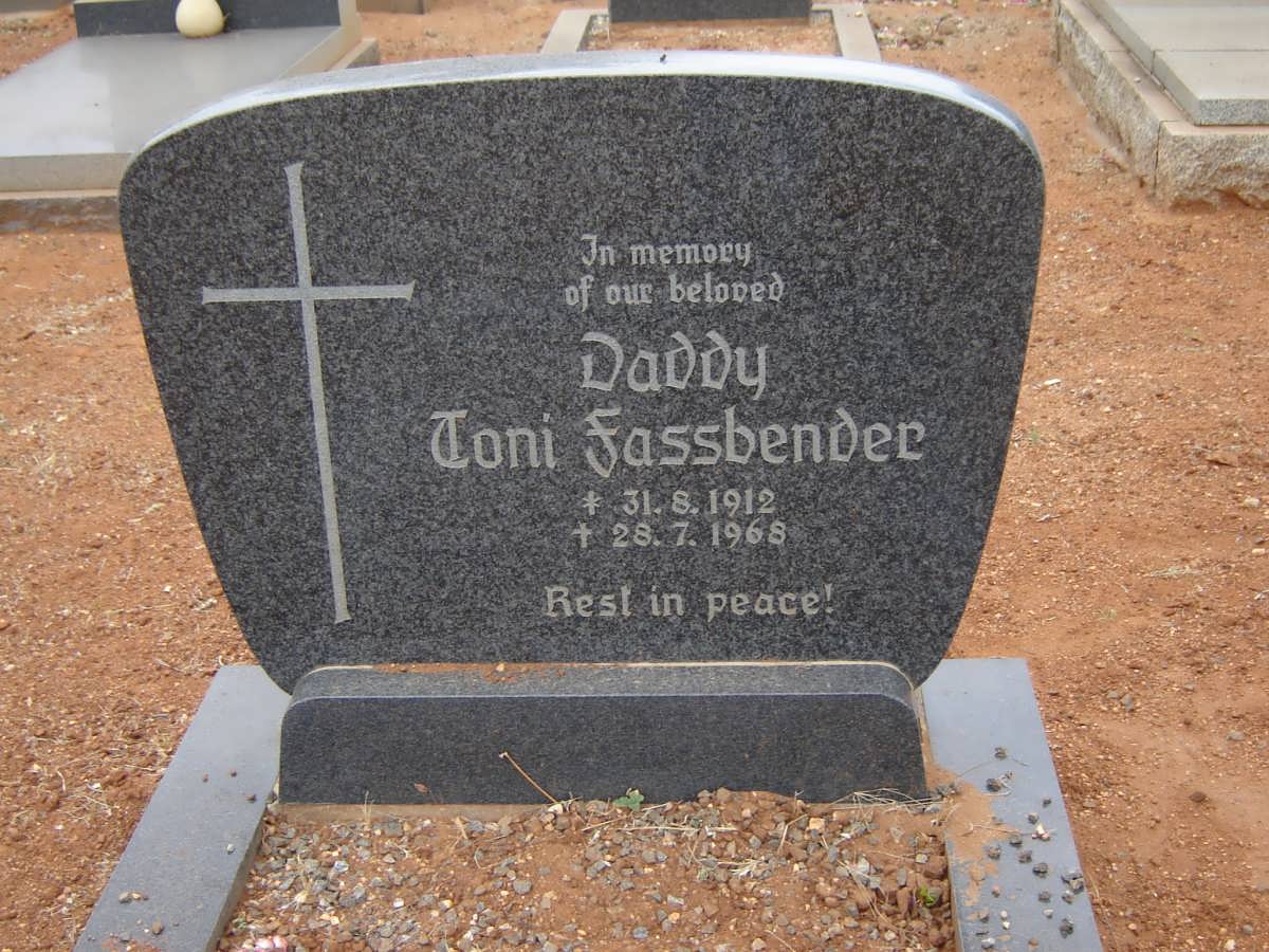 FASSBENDER Toni 1912-1968