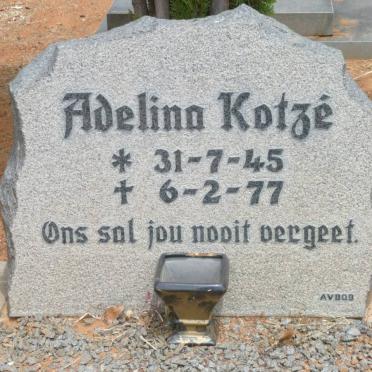 KOTZE Adelina 1945-1977