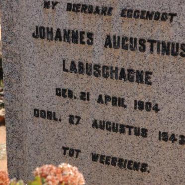 LABUSCHAGNE Johannes Augustinus 1904-1943