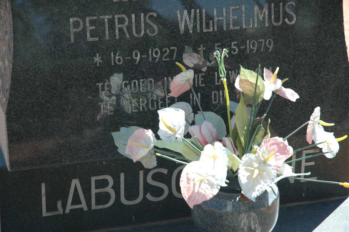 LABUSCHAGNE Petrus Wilhelmus 1927-1979