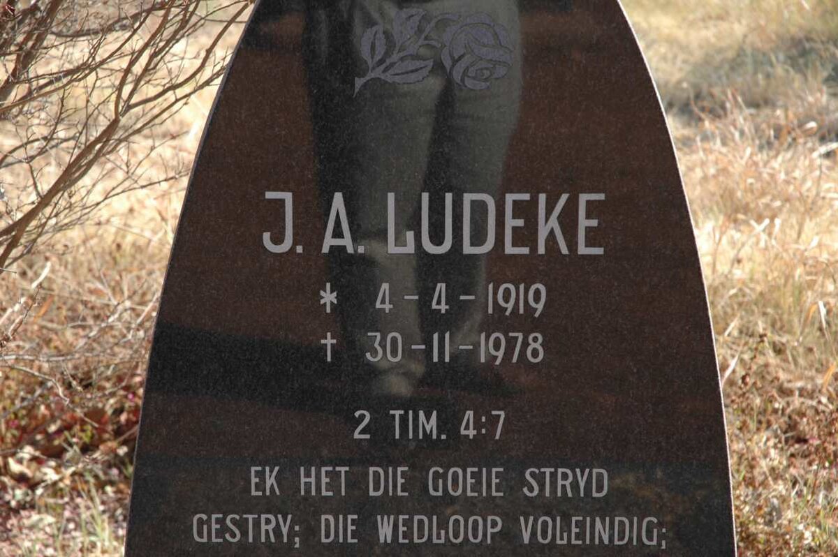 LUDEKE J.A. 1919-1978