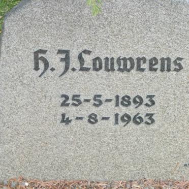 LOUWRENS H.F. 1893-1963