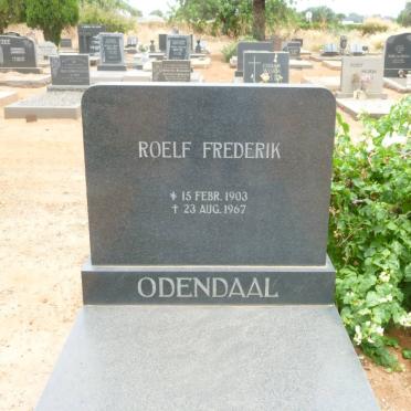 ODENDAAL Roelf Frederik 1903-1967