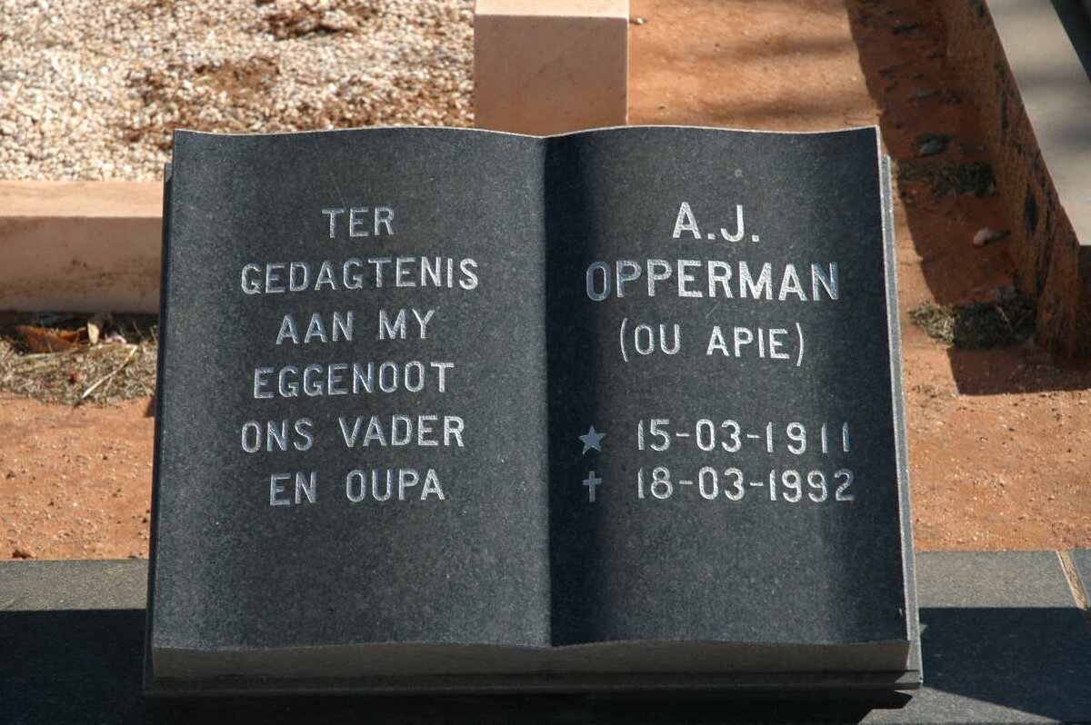 OPPERMAN A.J. 1911-1992
