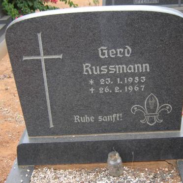 RUSSMANN Gerd 1953-1967
