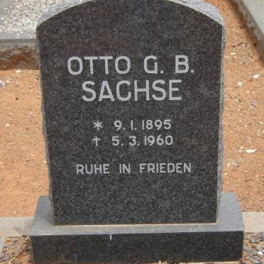 SACHSE Otto G.B. 1895-1960
