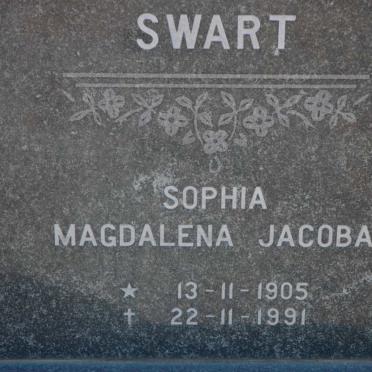 SWART Sophia Magdalena Jacoba 1905-1991