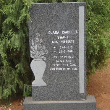 SWART Clara Isabella nee ROBBERTS 1919-1986