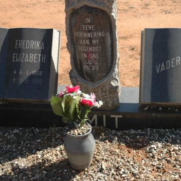 SMIT Hendrik Willem 1901-1977 &amp; Fredrika Elizabeth 1908-1980