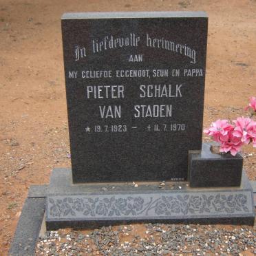 STADEN Pieter Schalk, van 1923-1970