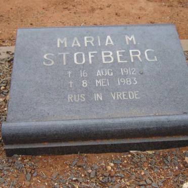 STOFBERG Maria M. 1912-1983