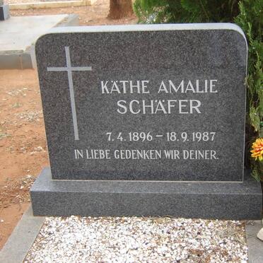 SCHÄFER Käthe Amalie 1896-1987