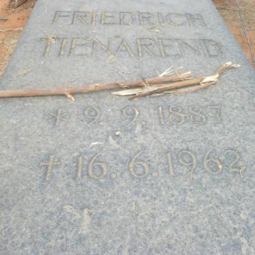 TIENAREND Friedrich 1887-1962