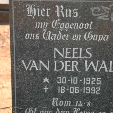 WALT Neels, van der 1925-1992