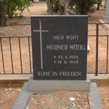 WITTIG Werner 1926-1959