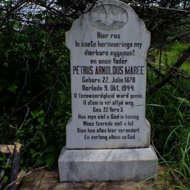 MAREE Petrus Arnoldus 1878-1944