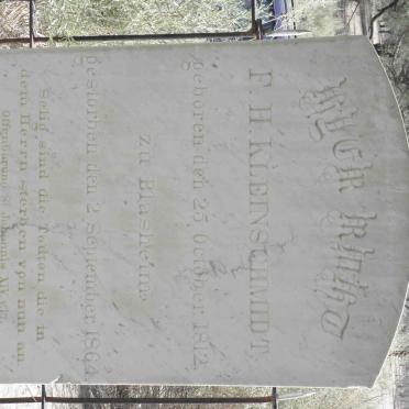 KLEINSCHMIDT F.H. 1812-1864 &amp; Hanna SCHMELEN 1819-1884