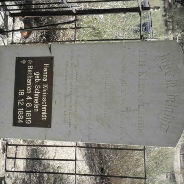 KLEINSCHMIDT F.H. 1812-1864 &amp; Hanna SCHMELEN 1819-1884