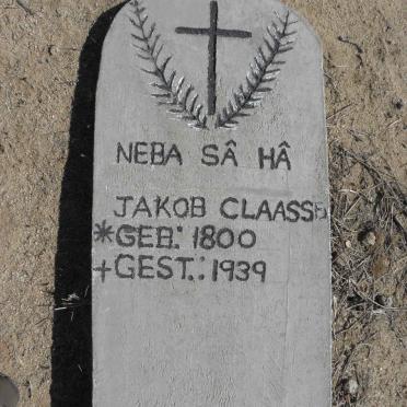 CLAASSE Jakob 1800-1939