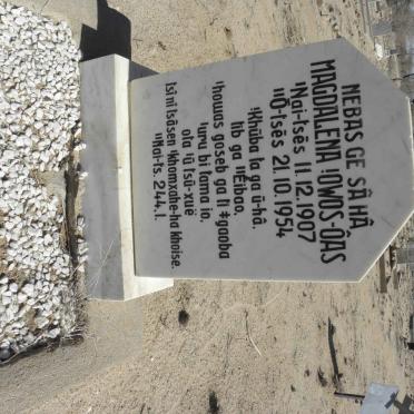 OAS Magdalena, OWOS 1907-1954