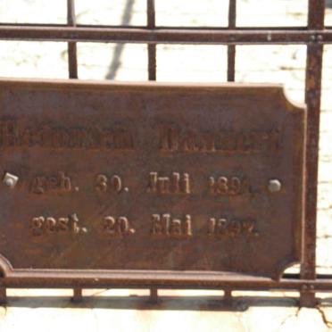 DANNERT Heinrich 1891-1892