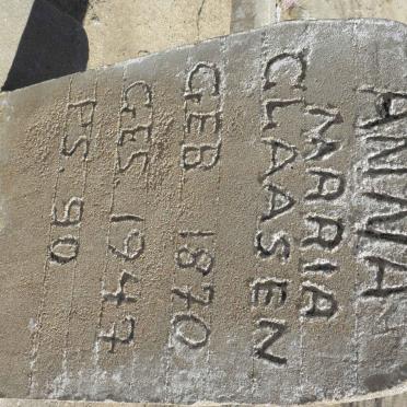 CLAASEN Anna Maria 1870-1947