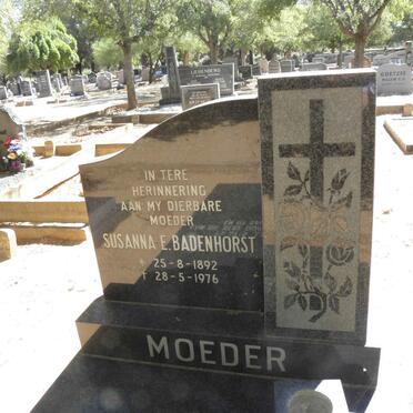 BADENHORST Susanna E. 1892-1976